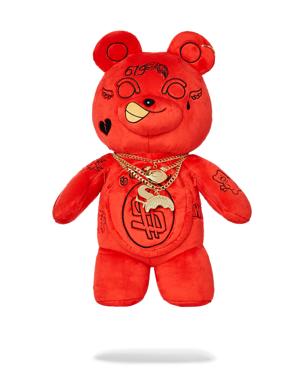 SPRAYGROUND DIABLO PLUSH TEDDYBEAR BACKPACK