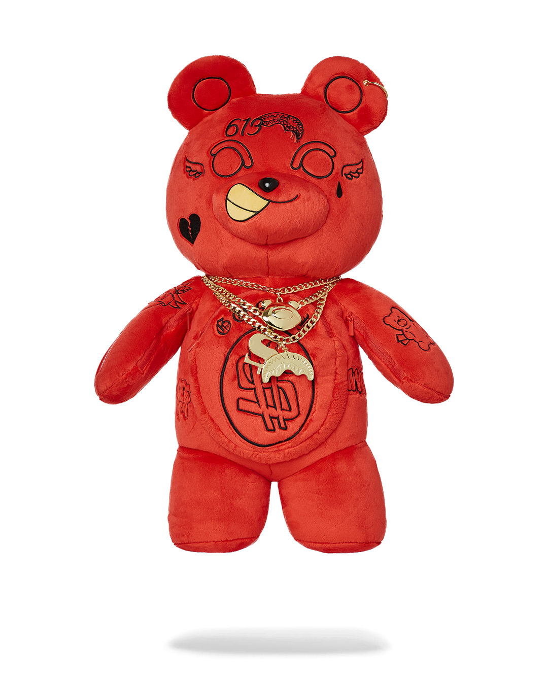 SPRAYGROUND DIABLO PLUSH TEDDYBEAR BACKPACK
