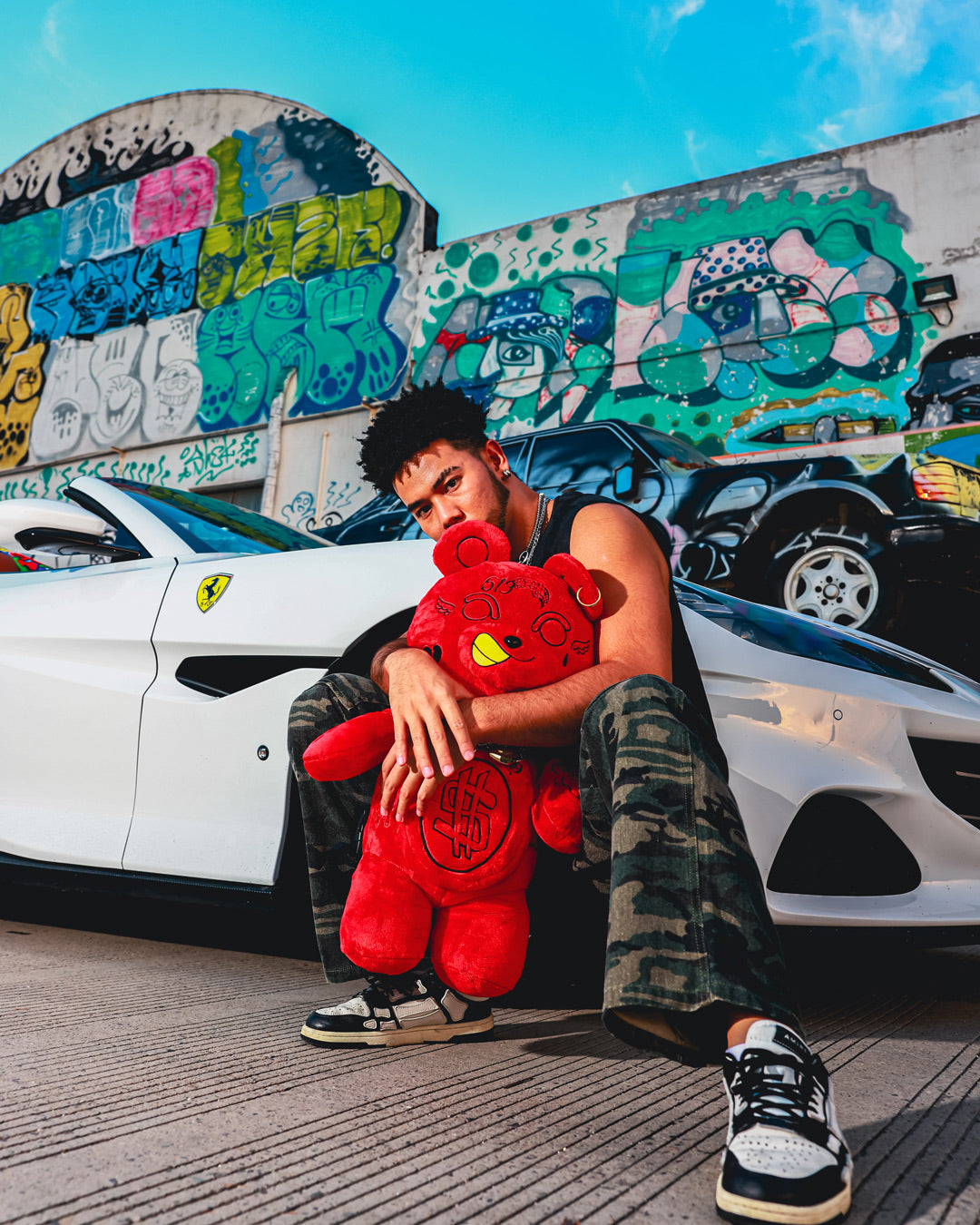 SPRAYGROUND DIABLO PLUSH TEDDYBEAR BACKPACK