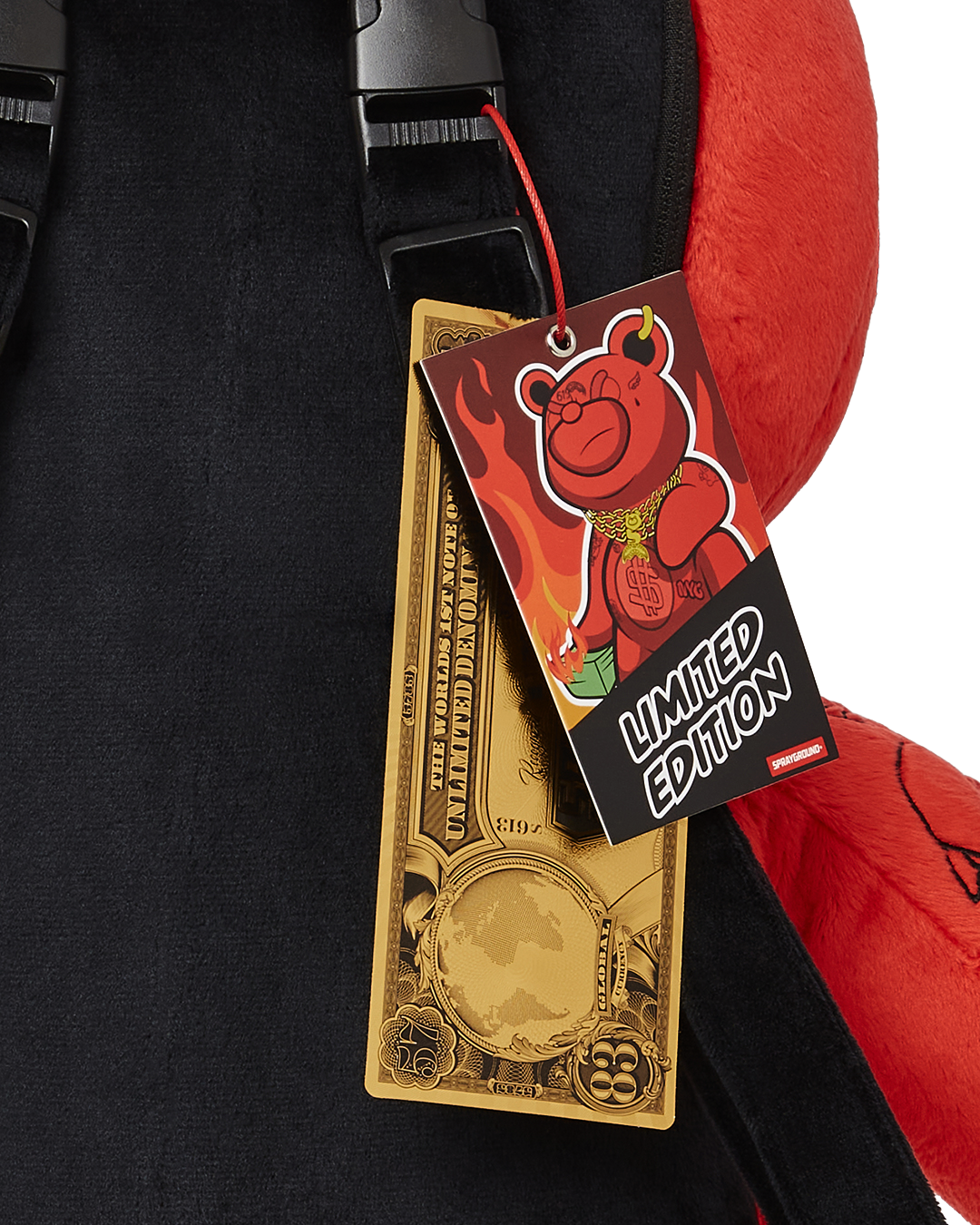 SPRAYGROUND DIABLO PLUSH TEDDYBEAR BACKPACK