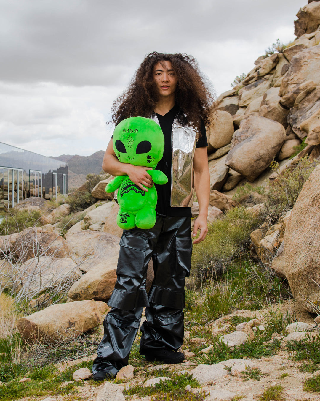SPRAYGROUND ALIEN PLUSH BACKPACK