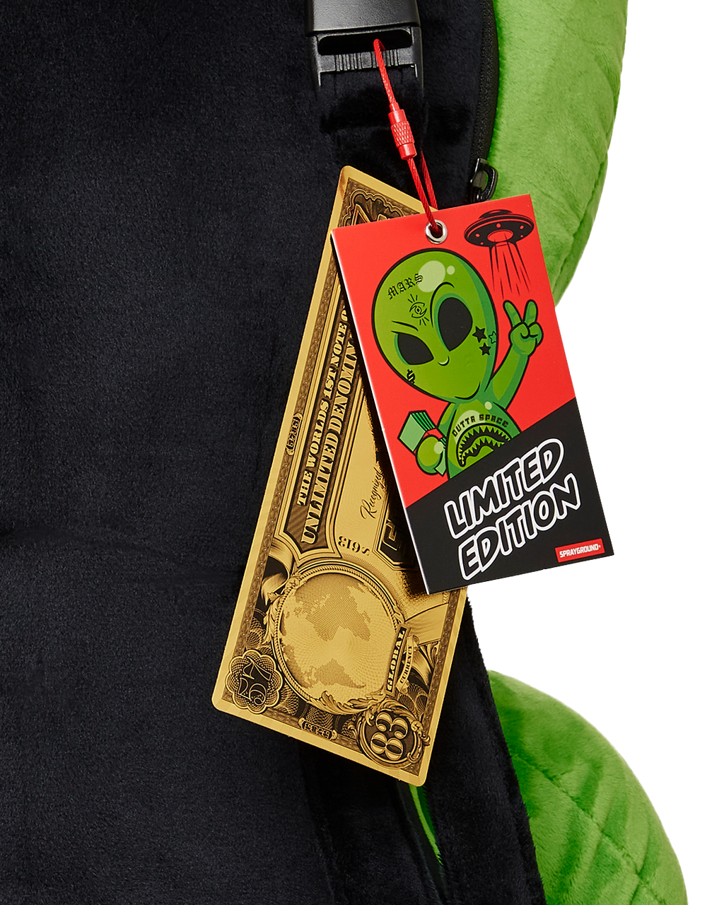 SPRAYGROUND ALIEN PLUSH BACKPACK