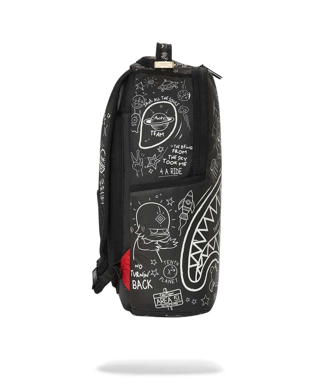 SPRAYGROUND GLOW THE SPACE BACKPACK (GLOW IN THE DARK EFFECT)