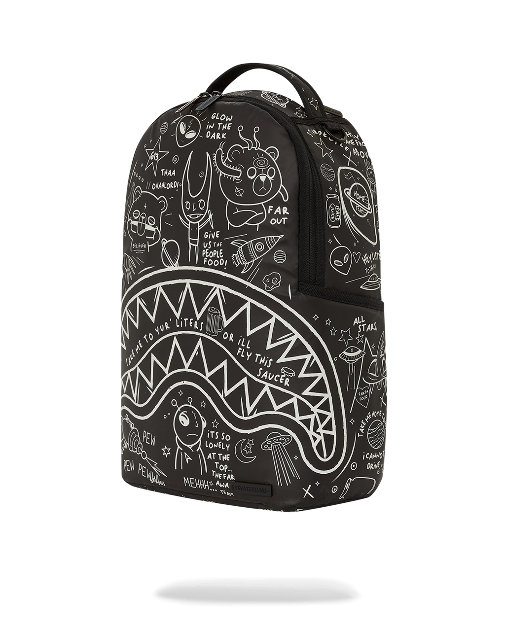 SPRAYGROUND GLOW THE SPACE BACKPACK (GLOW IN THE DARK EFFECT)
