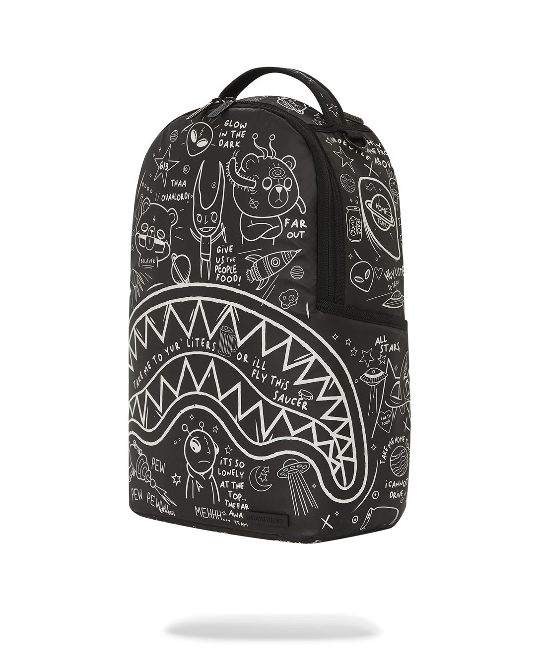 SPRAYGROUND GLOW THE SPACE BACKPACK (GLOW IN THE DARK EFFECT)