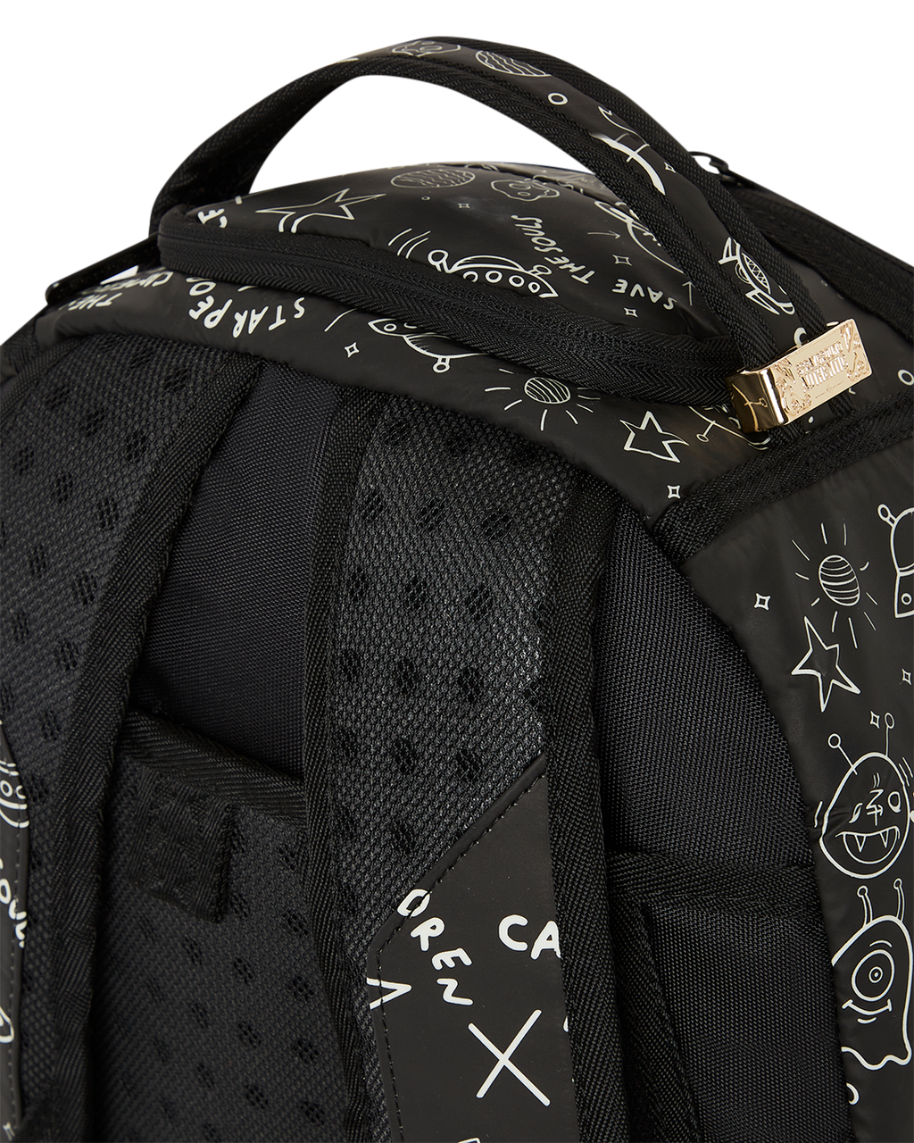 SPRAYGROUND GLOW THE SPACE BACKPACK (GLOW IN THE DARK EFFECT)