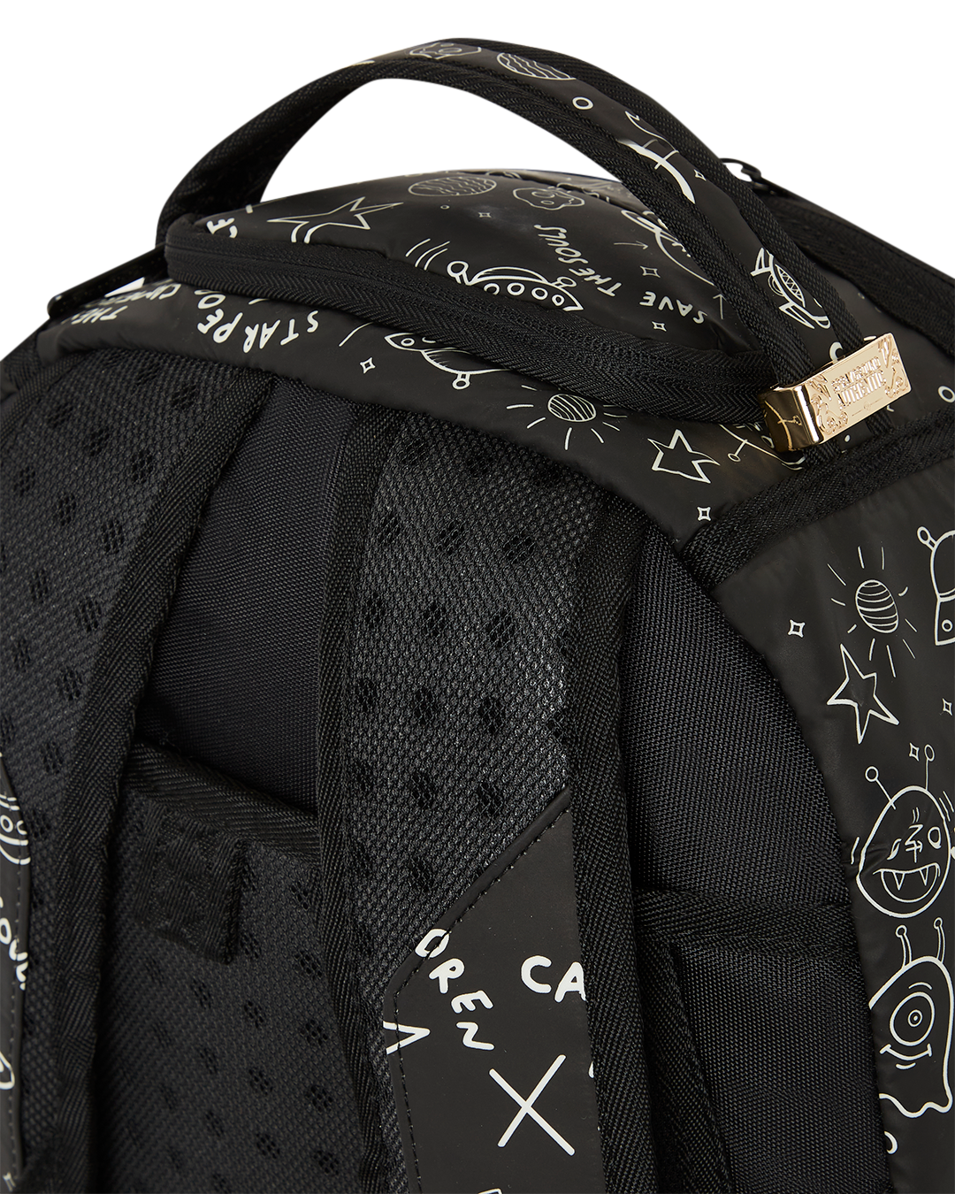 SPRAYGROUND GLOW THE SPACE BACKPACK (GLOW IN THE DARK EFFECT)