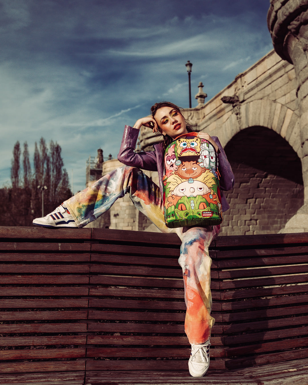 SPRAYGROUND NICKELODEON STACK EM UP BACKPACK