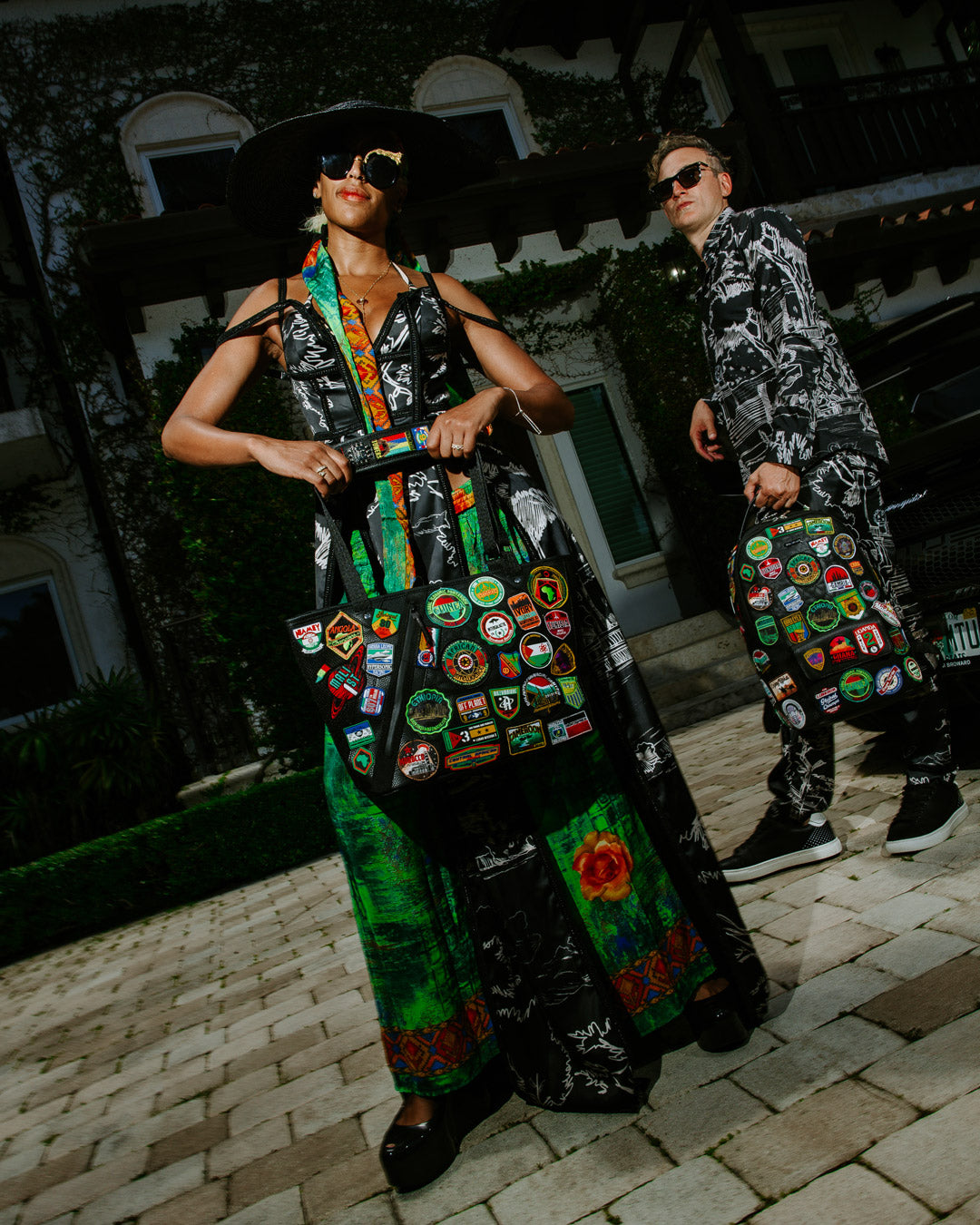 SPRAYGROUND A.I. THE 54 (PATCHES OF AFRICA) CARGO BACKPACK