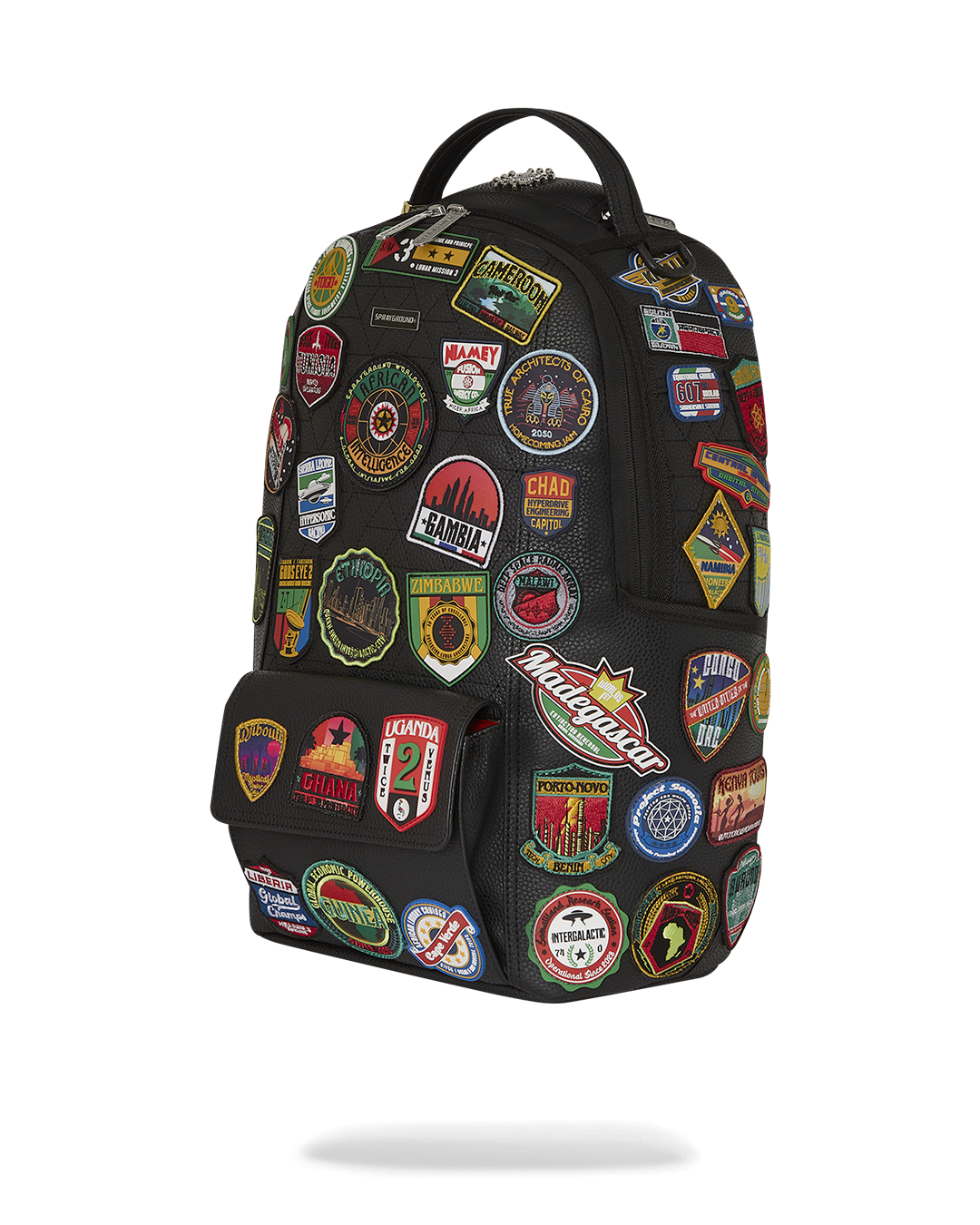 SPRAYGROUND A.I. THE 54 (PATCHES OF AFRICA) CARGO BACKPACK