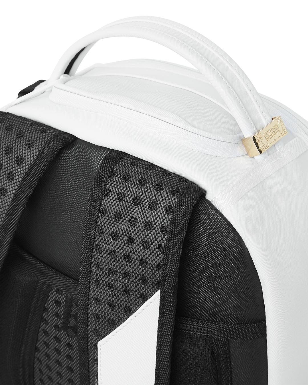 SPRAYGROUND SHARK CENTRAL BACKPACK WHT/WHT (DLXV)