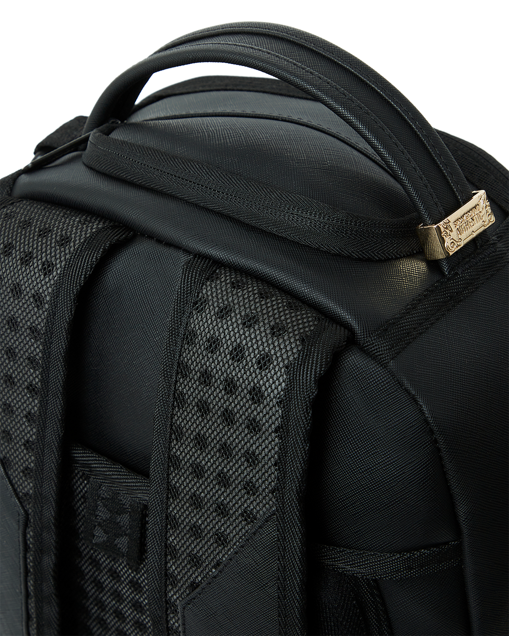 SPRAYGROUND SHARK CENTRAL (BLK ON BLK) BACKPACK (DLXV)