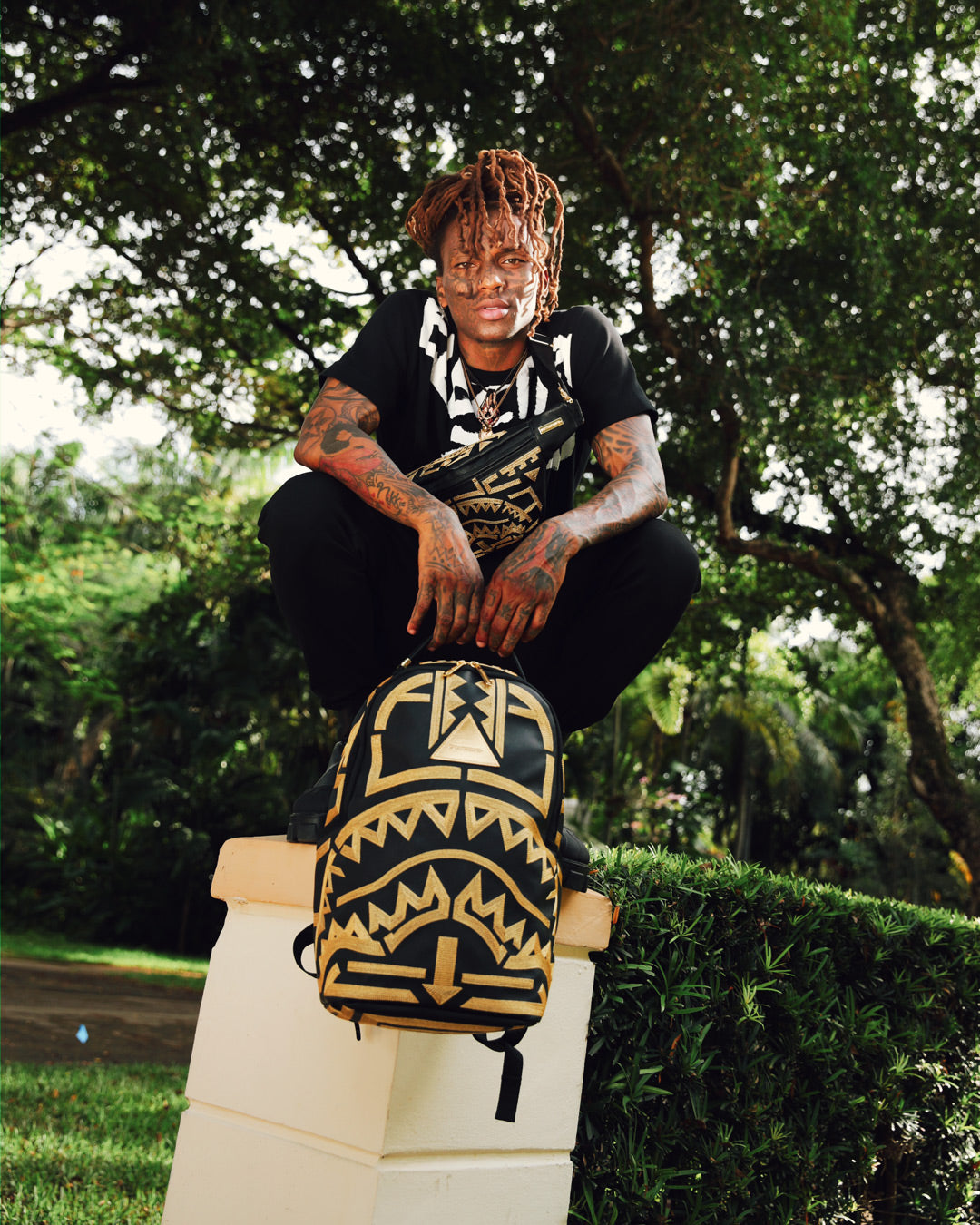 SPRAYGROUND A.I.8 AFRICAN INTELLIGENCE PATH TO THE FUTURE II BACKPACK (DLXV)