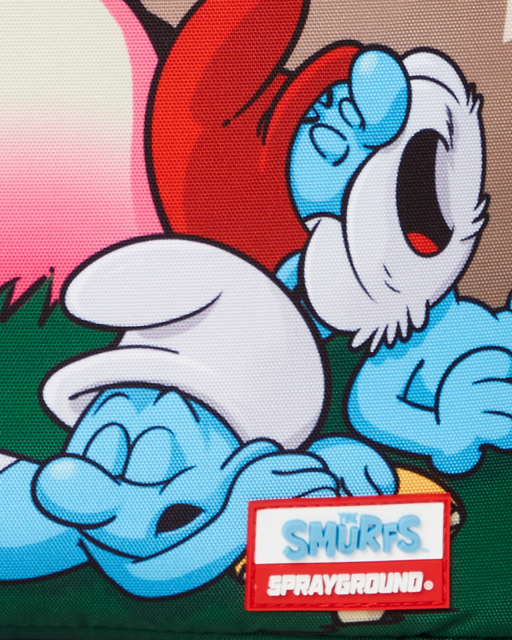 SPRAYGROUND SMURFS MUSHROOM CHILL BACKPACK
