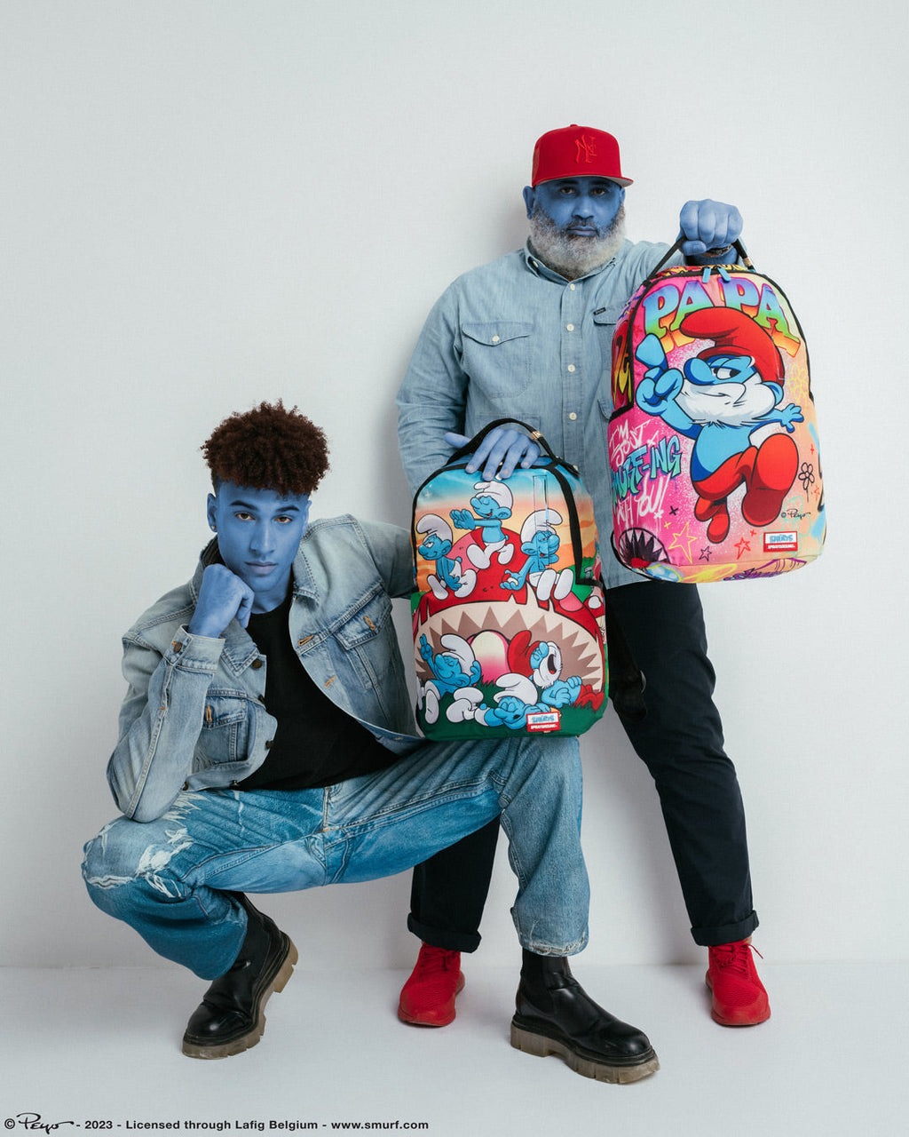 SPRAYGROUND SMURFS MUSHROOM CHILL BACKPACK