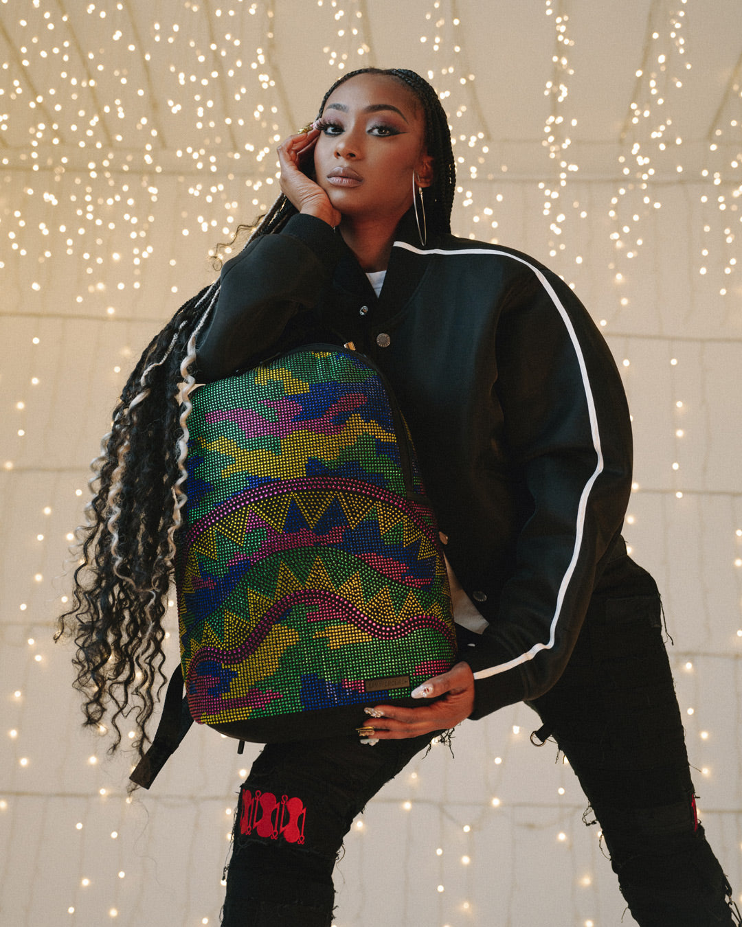 SPRAYGROUND TRINITY INVERTED REALITY BACKPACK