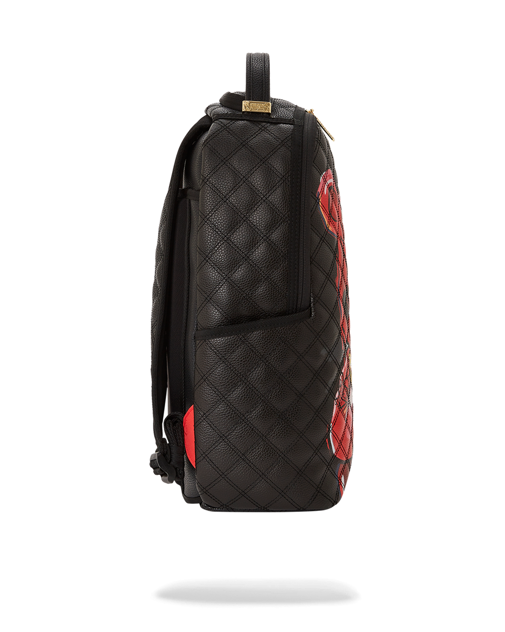 SPRAYGROUND QUILT HAND PAINTED DIABLO BEAR BACKPACK (DLXV)