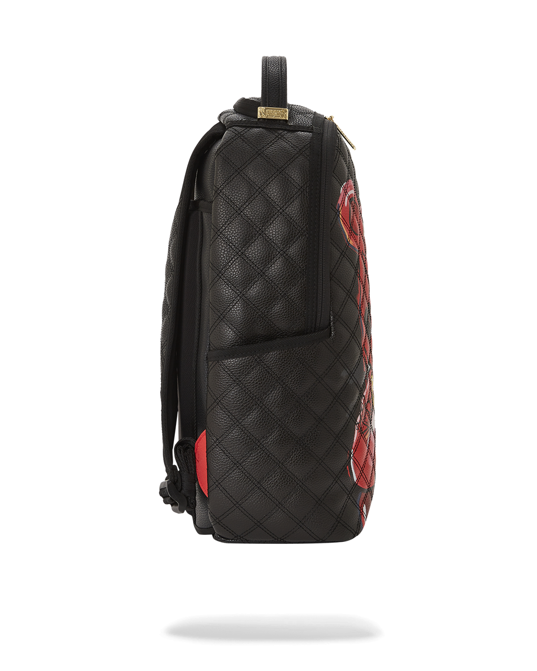 SPRAYGROUND QUILT HAND PAINTED DIABLO BEAR BACKPACK (DLXV)