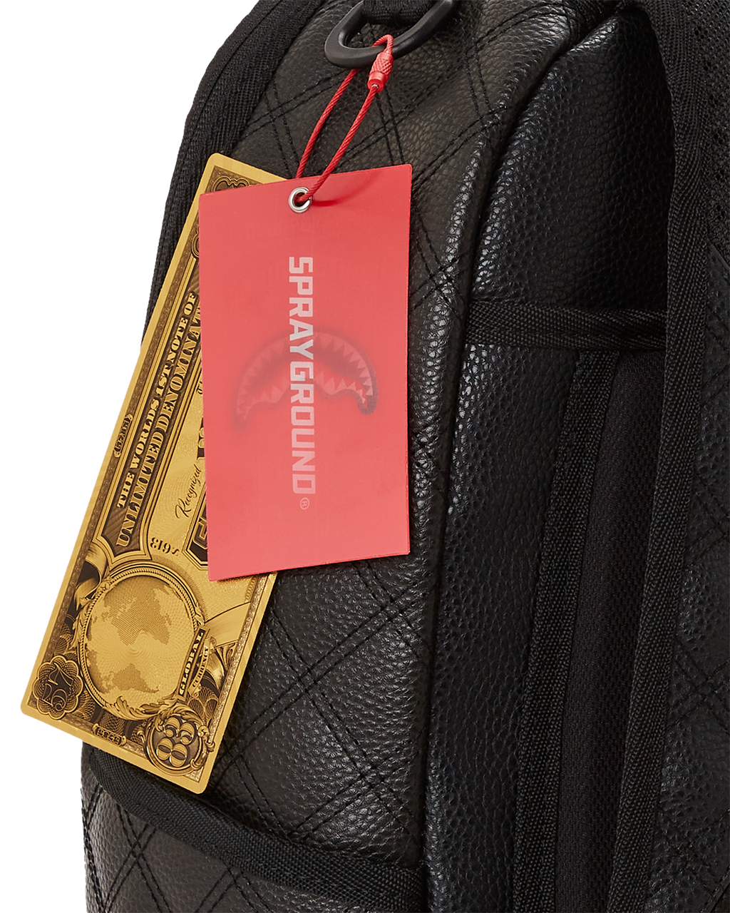 SPRAYGROUND QUILT HAND PAINTED DIABLO BEAR BACKPACK (DLXV)