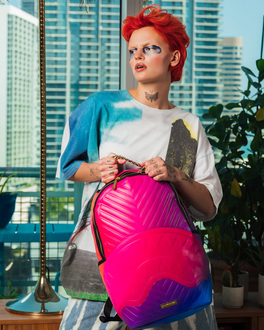 SPRAYGROUND SUNBURST WAVE BACKPACK (DLXV)