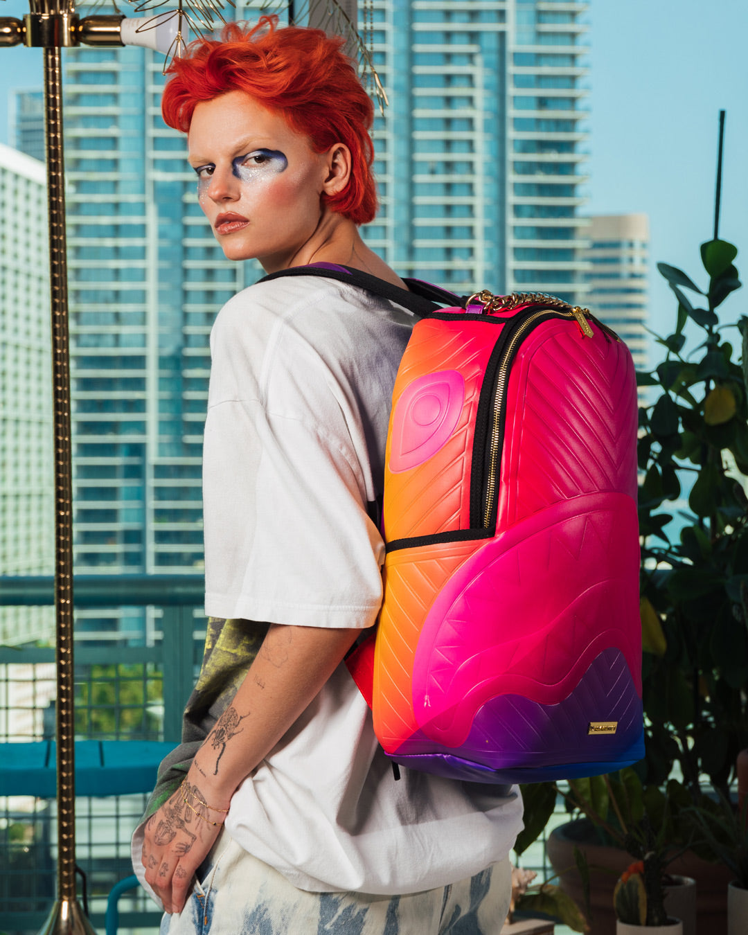 SPRAYGROUND SUNBURST WAVE BACKPACK (DLXV)