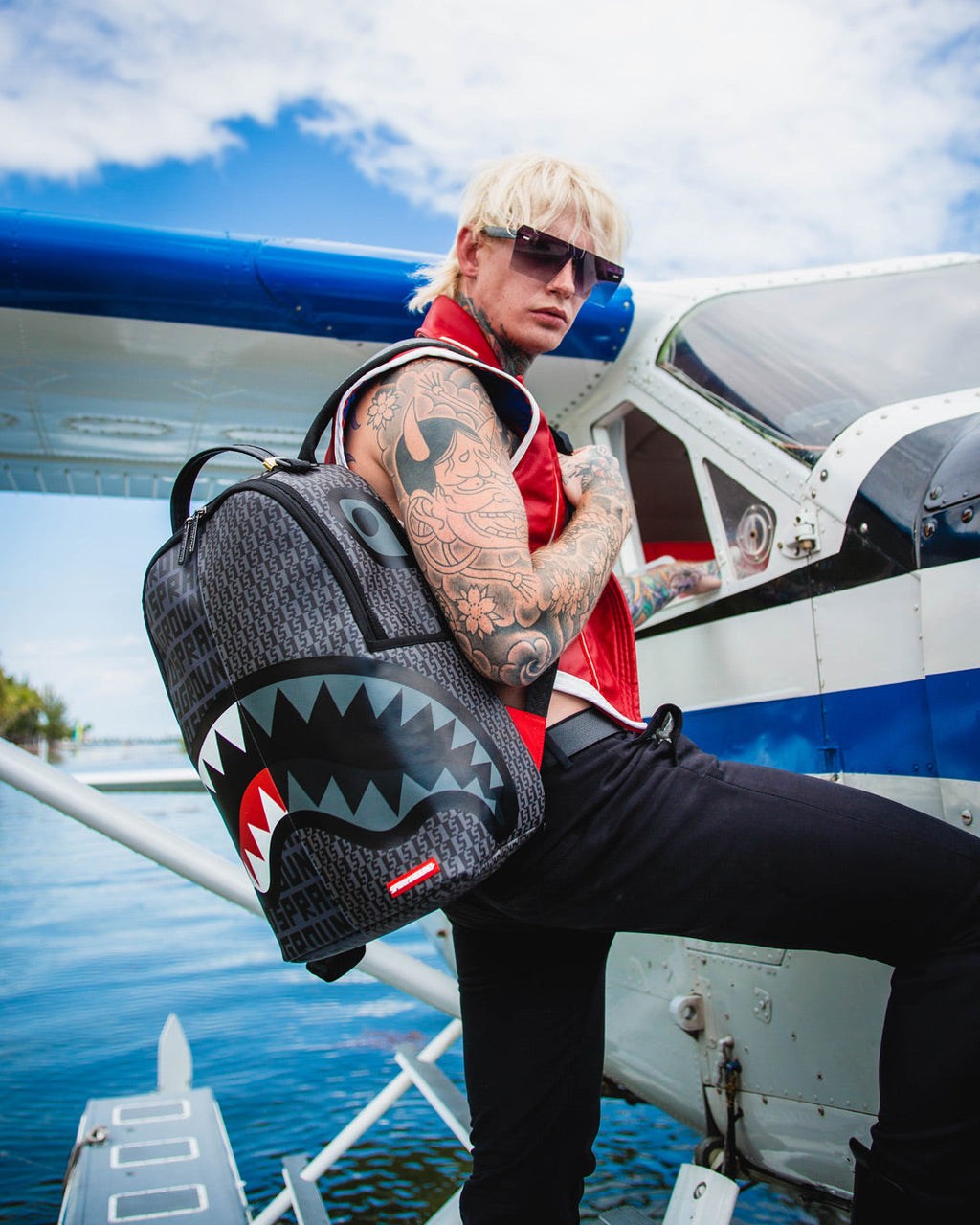 SPRAYGROUND SHARKFINITY STEALTH PILOT BACKPACK (DLXV)