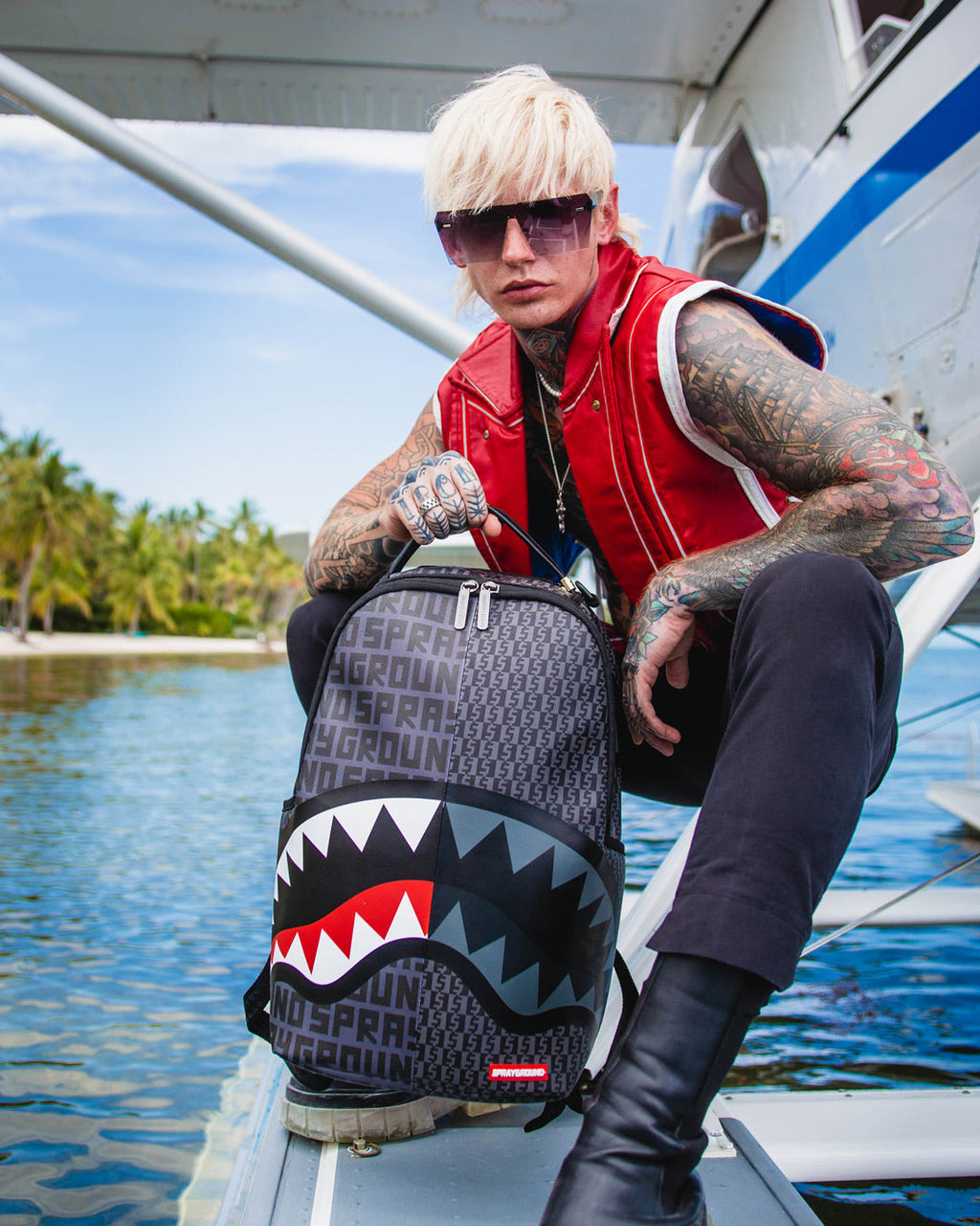 SPRAYGROUND SHARKFINITY STEALTH PILOT BACKPACK (DLXV)