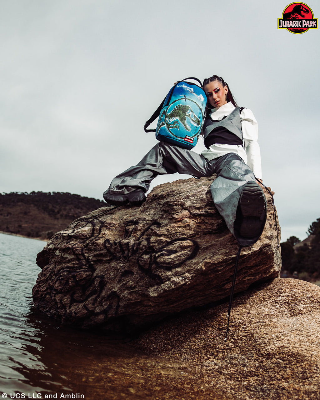 SPRAYGROUND JURASSIC ISLAND BACKPACK (DLXV)