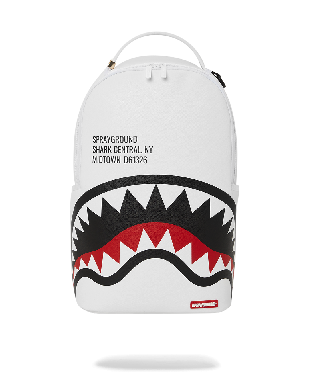 SPRAYGROUND SHARK CENTRAL (WHT) BACKPACK (DLXV)