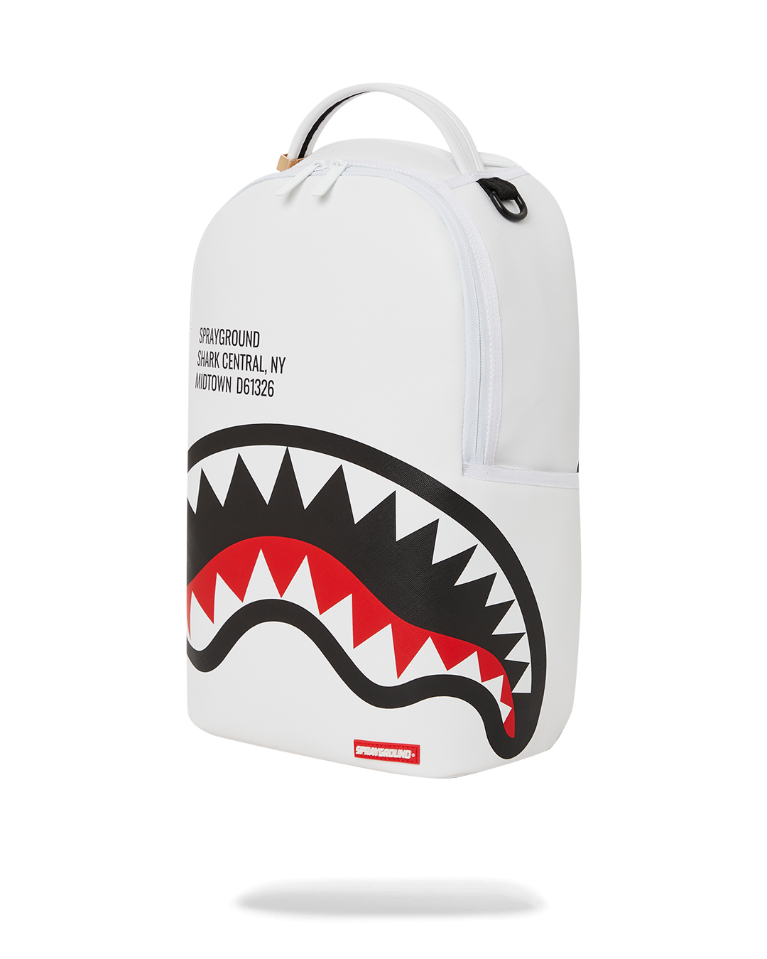SPRAYGROUND SHARK CENTRAL (WHT) BACKPACK (DLXV)