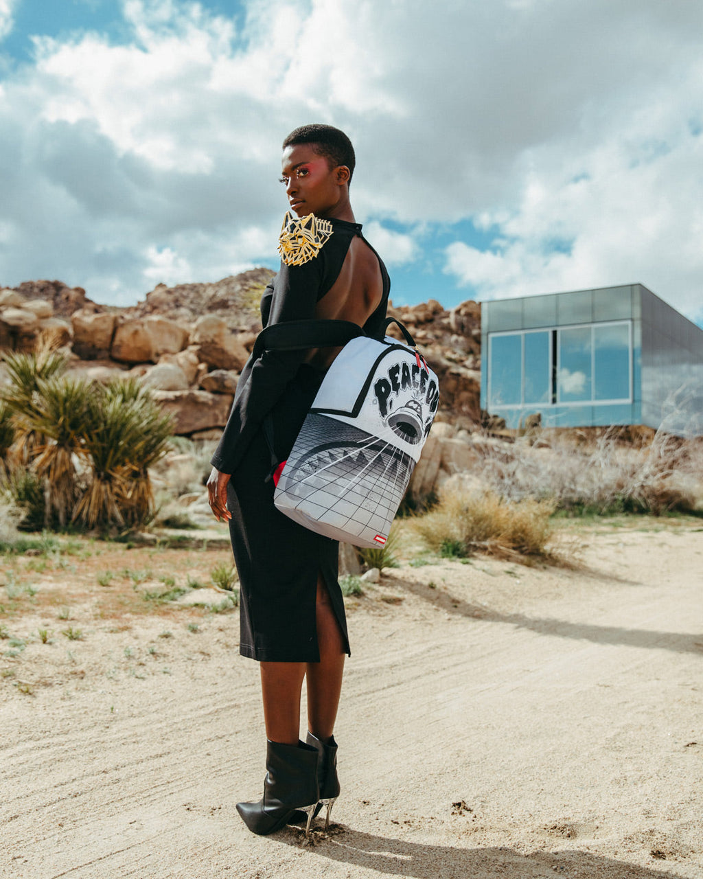 SPRAYGROUND PEACE OUT BACKPACK