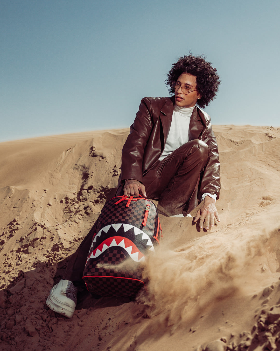 SPRAYGROUND ALL OR NOTHING SHARKS IN PARIS BACKPACK (DLXV)