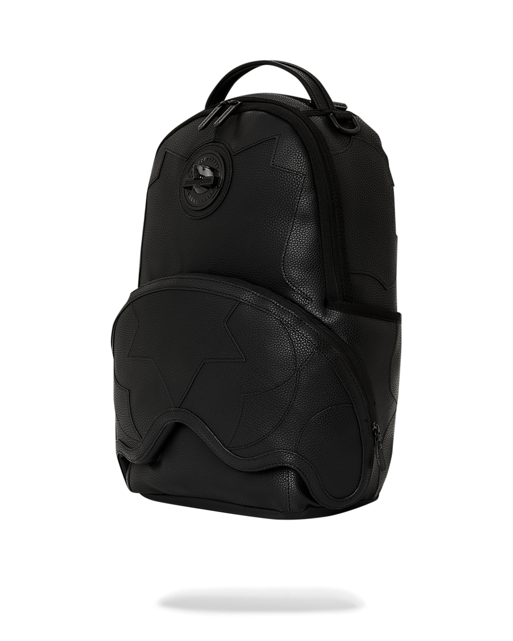 SPRAYGROUND HEAVY METAL SHARK BLACK BACKPACK (DLXV)