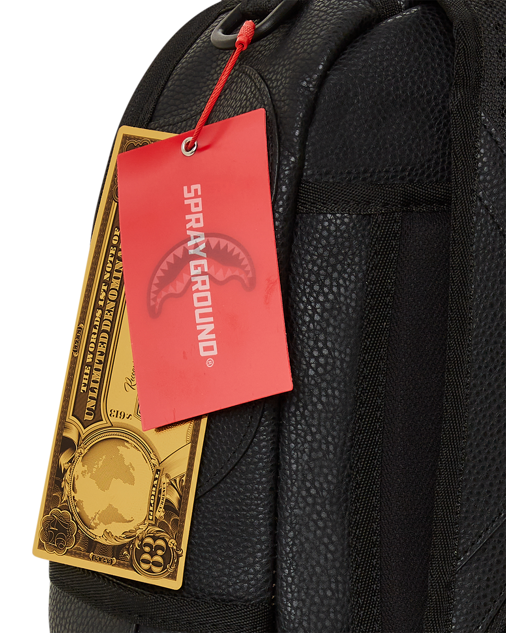 SPRAYGROUND HEAVY METAL SHARK BLACK BACKPACK (DLXV)