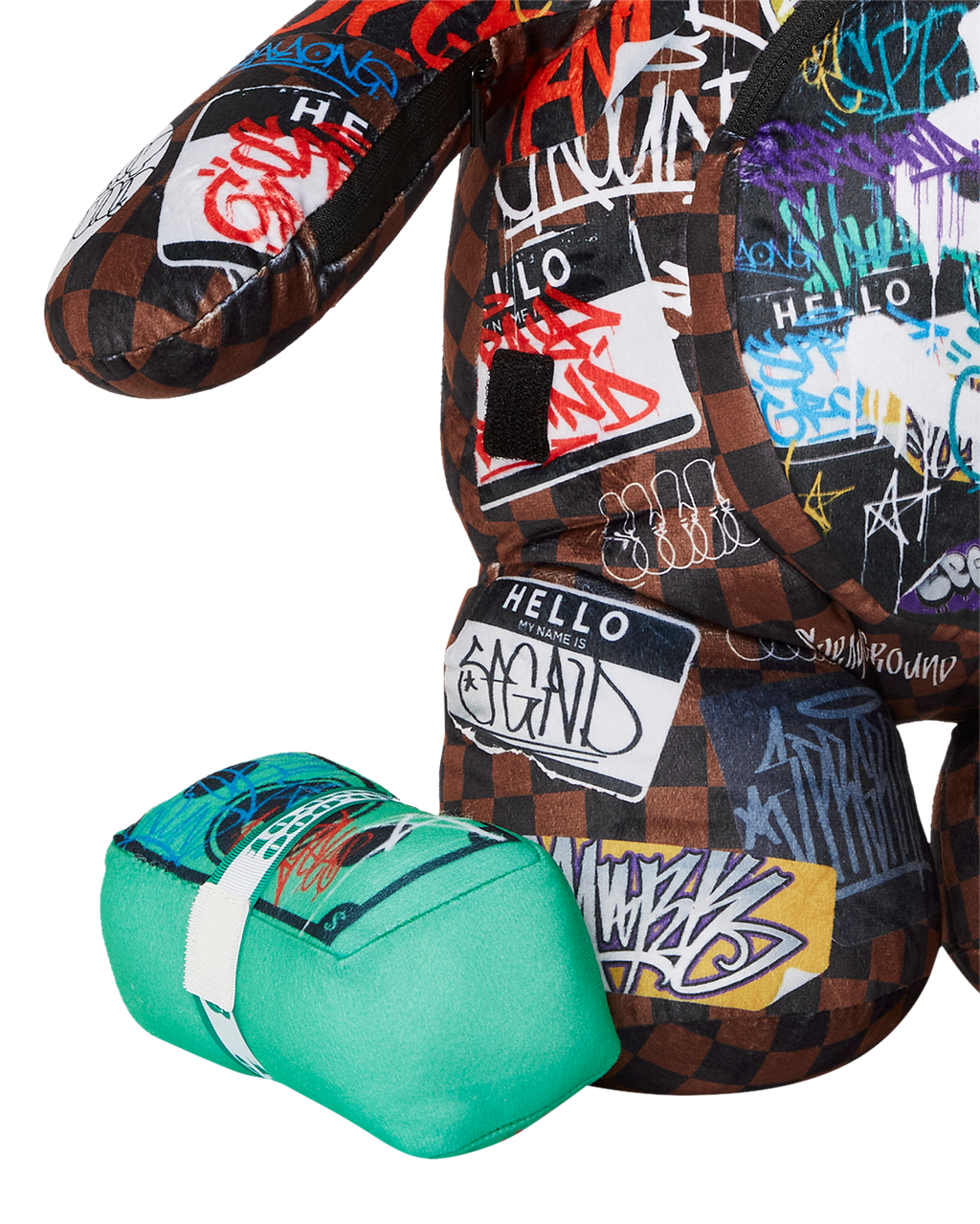 SPRAYGROUND SHARKS IN PARIS THE RIZZ MONEYBEAR TEDDYBEAR BACKPACK