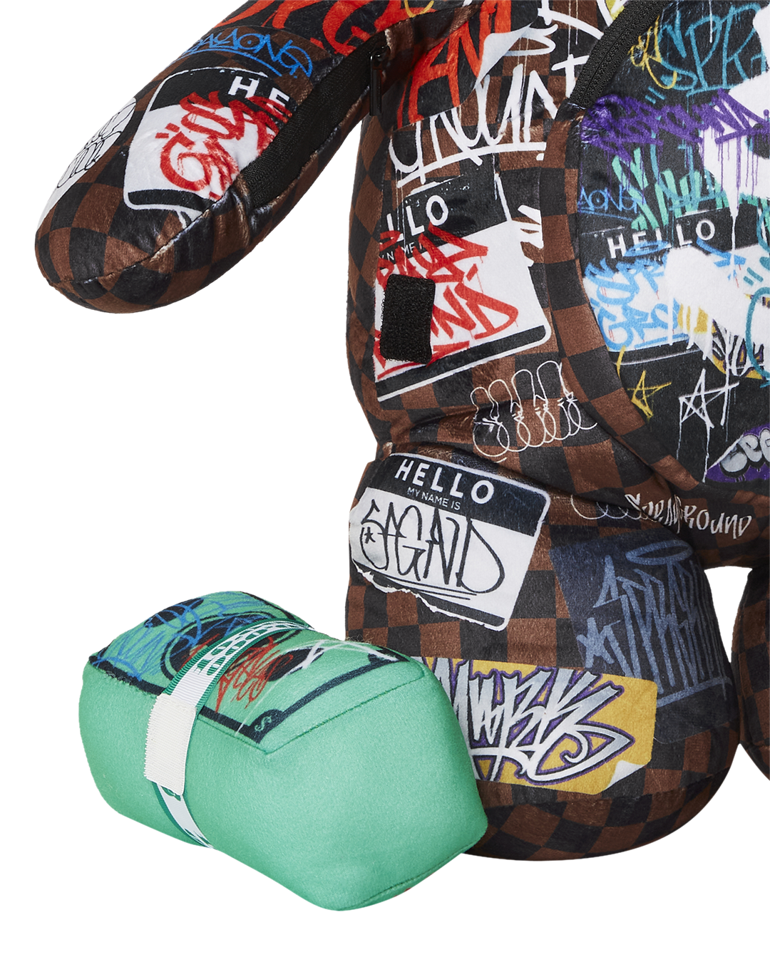 SPRAYGROUND SHARKS IN PARIS THE RIZZ MONEYBEAR TEDDYBEAR BACKPACK