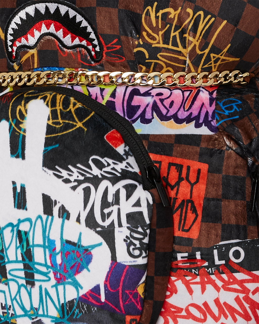 SPRAYGROUND SHARKS IN PARIS THE RIZZ MONEYBEAR TEDDYBEAR BACKPACK