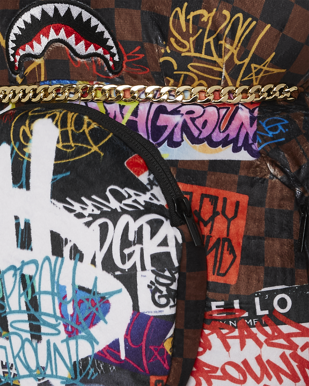 SPRAYGROUND SHARKS IN PARIS THE RIZZ MONEYBEAR TEDDYBEAR BACKPACK