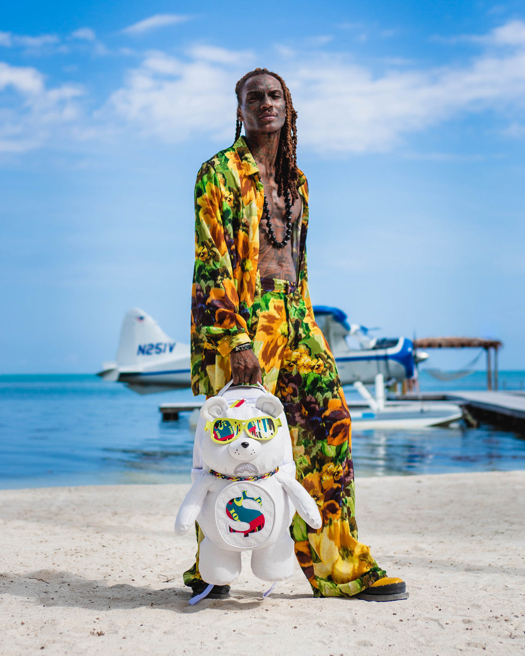 SPRAYGROUND SHOW UP SHOW OUT MONEYBEAR TEDDYBEAR BACKPACK