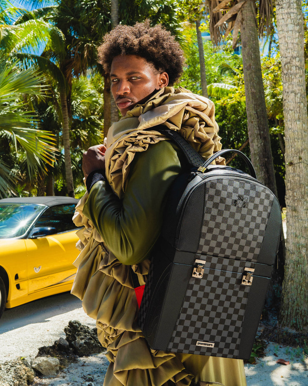 SPRAYGROUND RACEWAY SHADOW PHANTOM HALF BOX BACKPACK (DLXV)