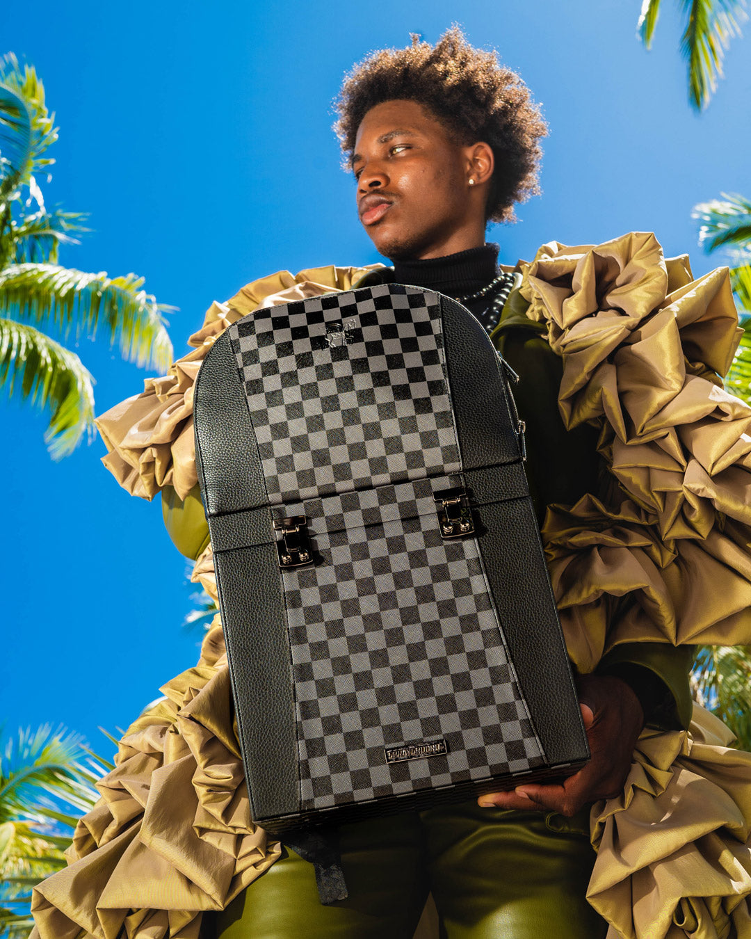 SPRAYGROUND RACEWAY SHADOW PHANTOM HALF BOX BACKPACK (DLXV)
