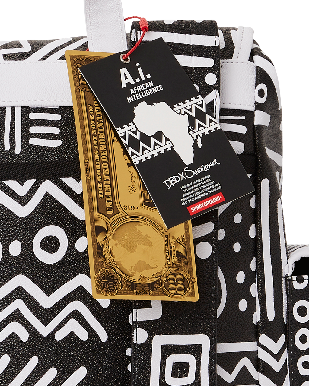 SPRAYGROUND A.I.8 AFRICAN INTELLIGENCE - ORIGIN STORY MONTE CARLO