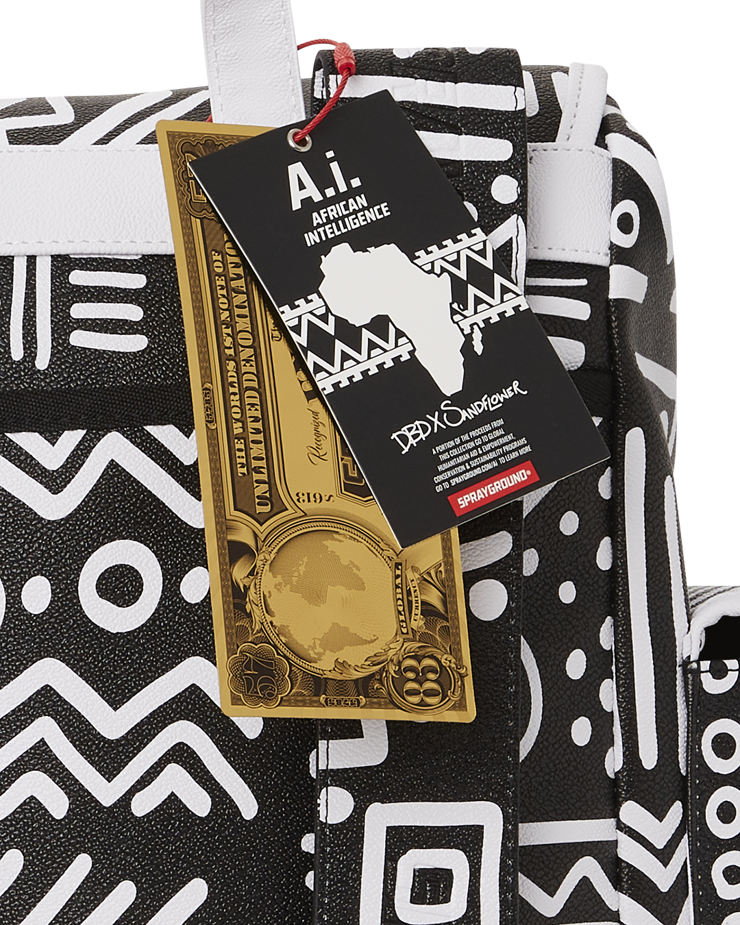 SPRAYGROUND A.I.8 AFRICAN INTELLIGENCE - ORIGIN STORY MONTE CARLO
