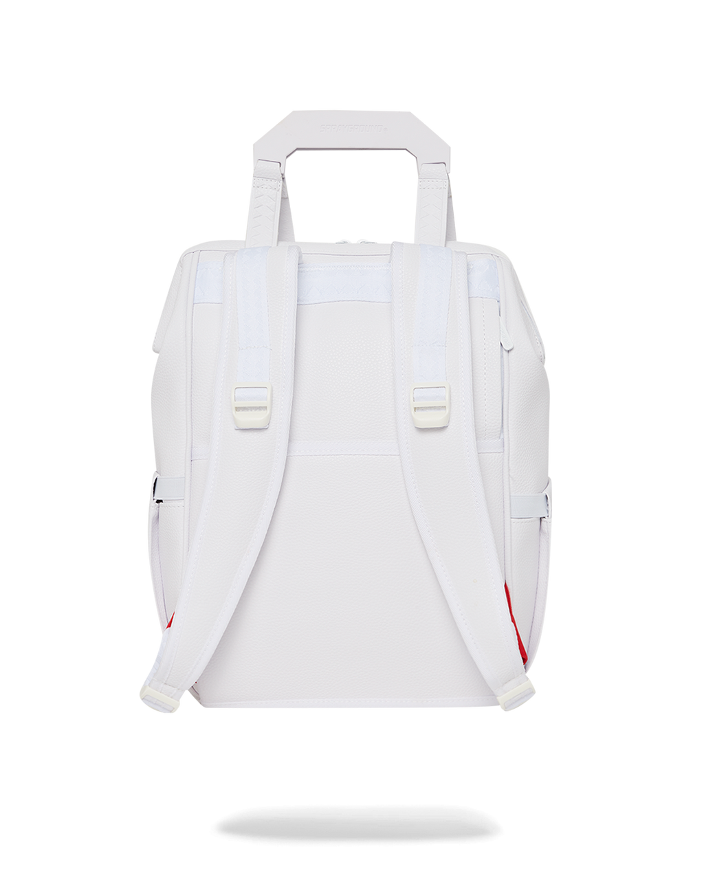 SPRAYGROUND HEAVY METAL SHARK WHITE OUT BIZ TOP OPENER BACKPACK