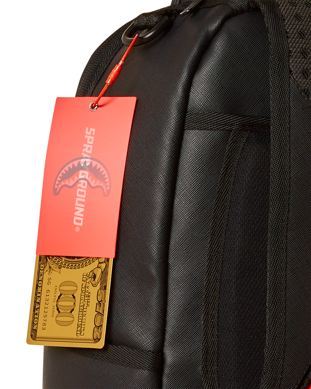 SPRAYGROUND SHARK CENTRAL BLK/GRAY BACKPACK (DLXV)