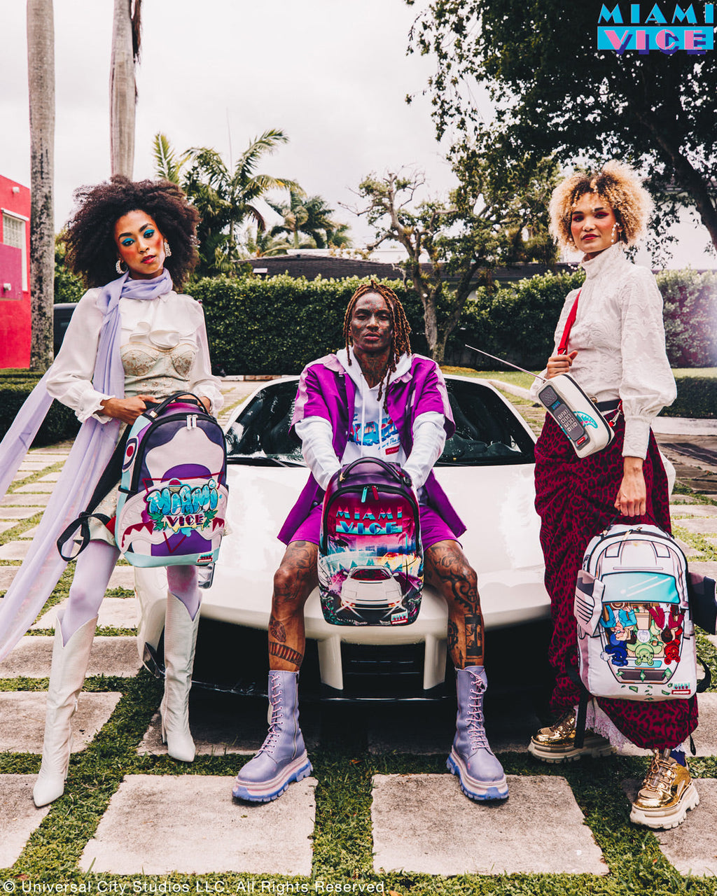 SPRAYGROUND MIAMI VICE WINGS UP BACKPACK (DLXV)