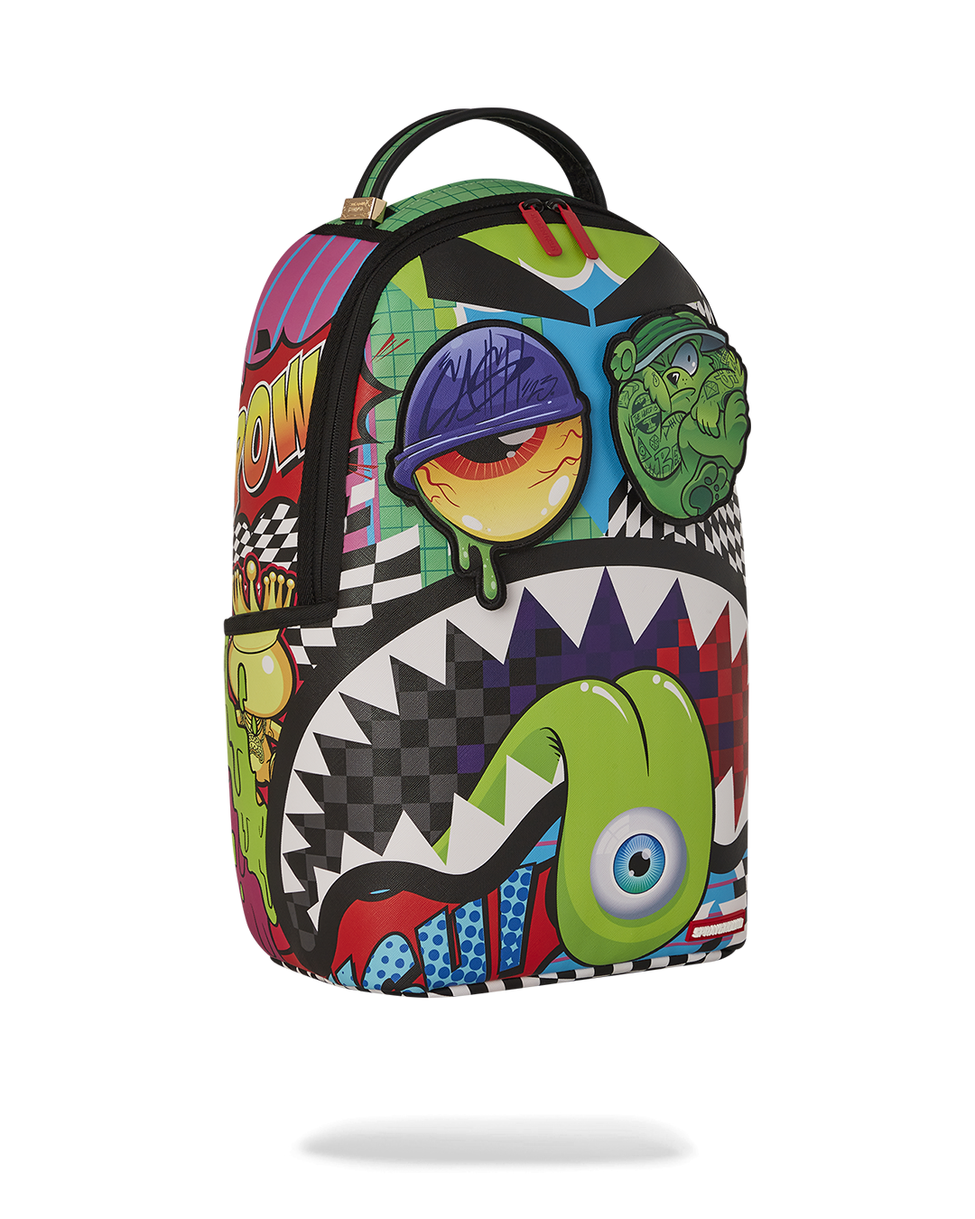 SPRAYGROUND PSYCHO WORLD OF FUN BACKPACK (WITH REMOVABLE VELCRO EYE PATCHES)