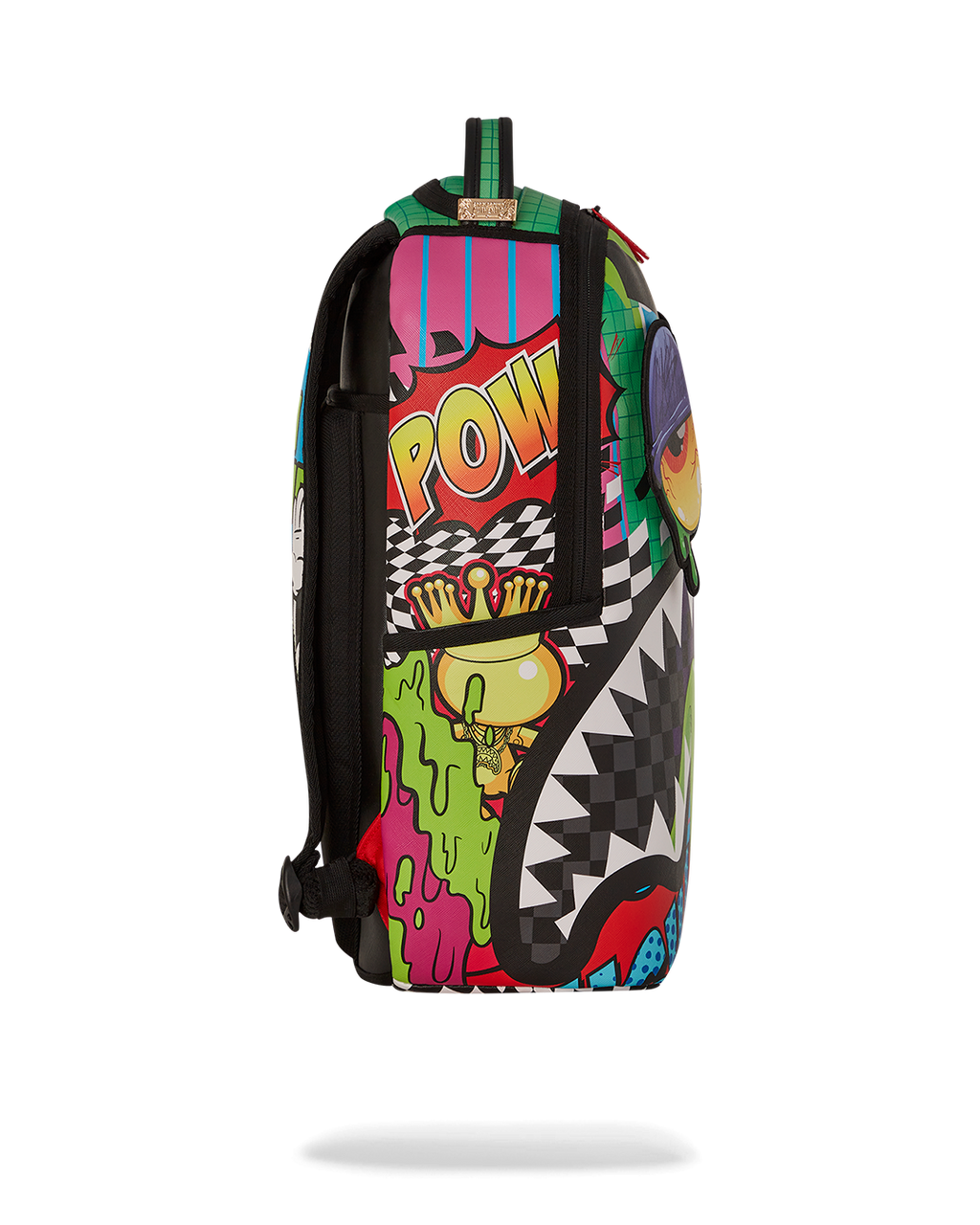 SPRAYGROUND PSYCHO WORLD OF FUN BACKPACK (WITH REMOVABLE VELCRO EYE PATCHES)