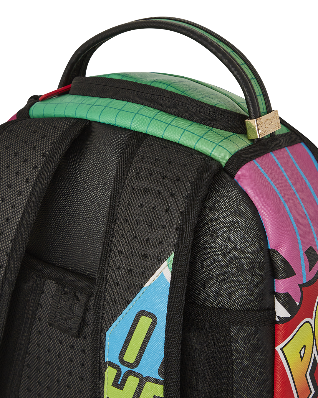 SPRAYGROUND PSYCHO WORLD OF FUN BACKPACK (WITH REMOVABLE VELCRO EYE PATCHES)