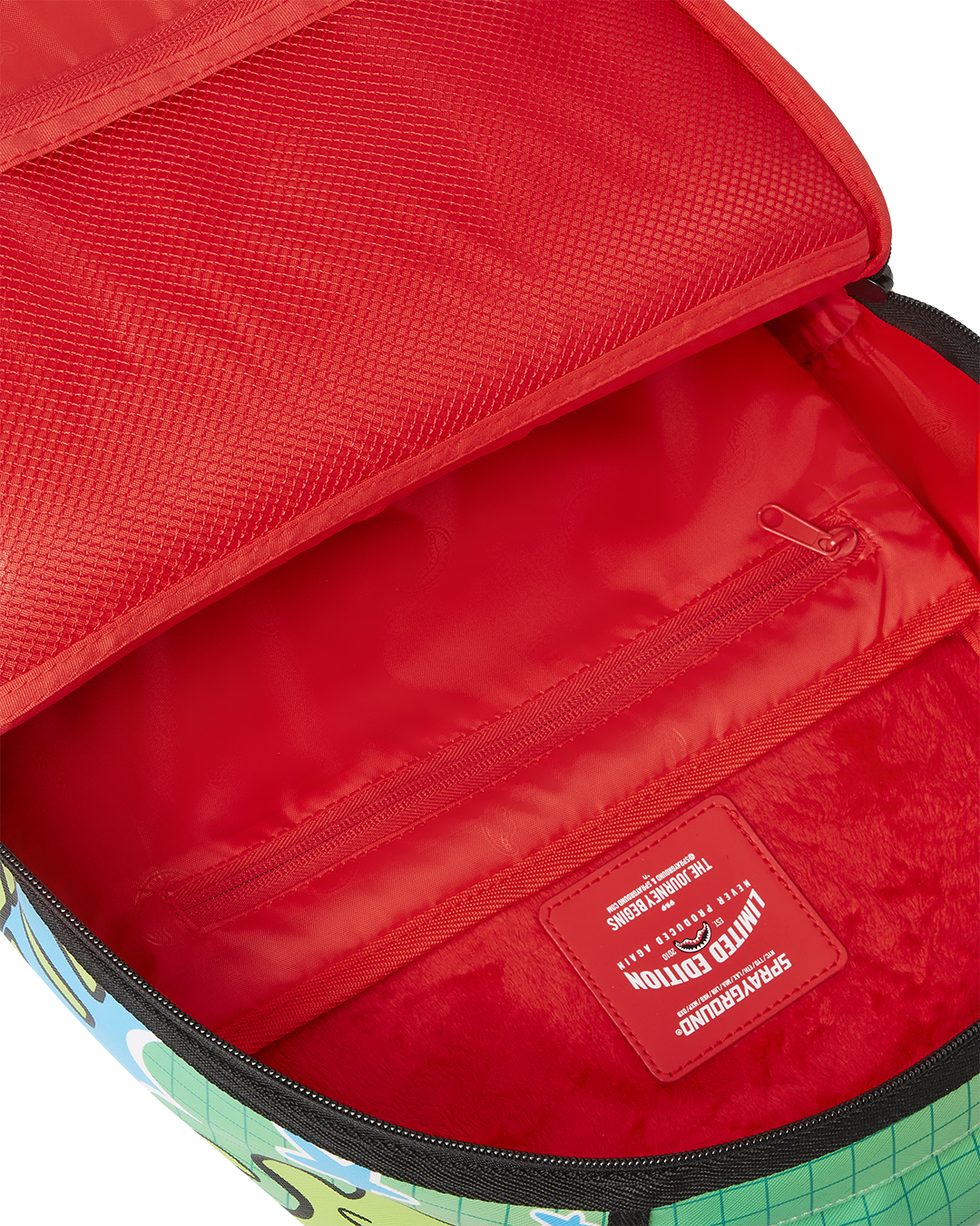 SPRAYGROUND PSYCHO WORLD OF FUN BACKPACK (WITH REMOVABLE VELCRO EYE PATCHES)